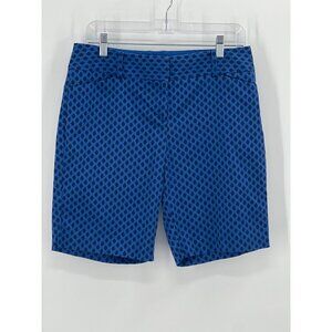 OUTBACK RED Shorts Women's Size 8 Blue Polka Dots Stretchy